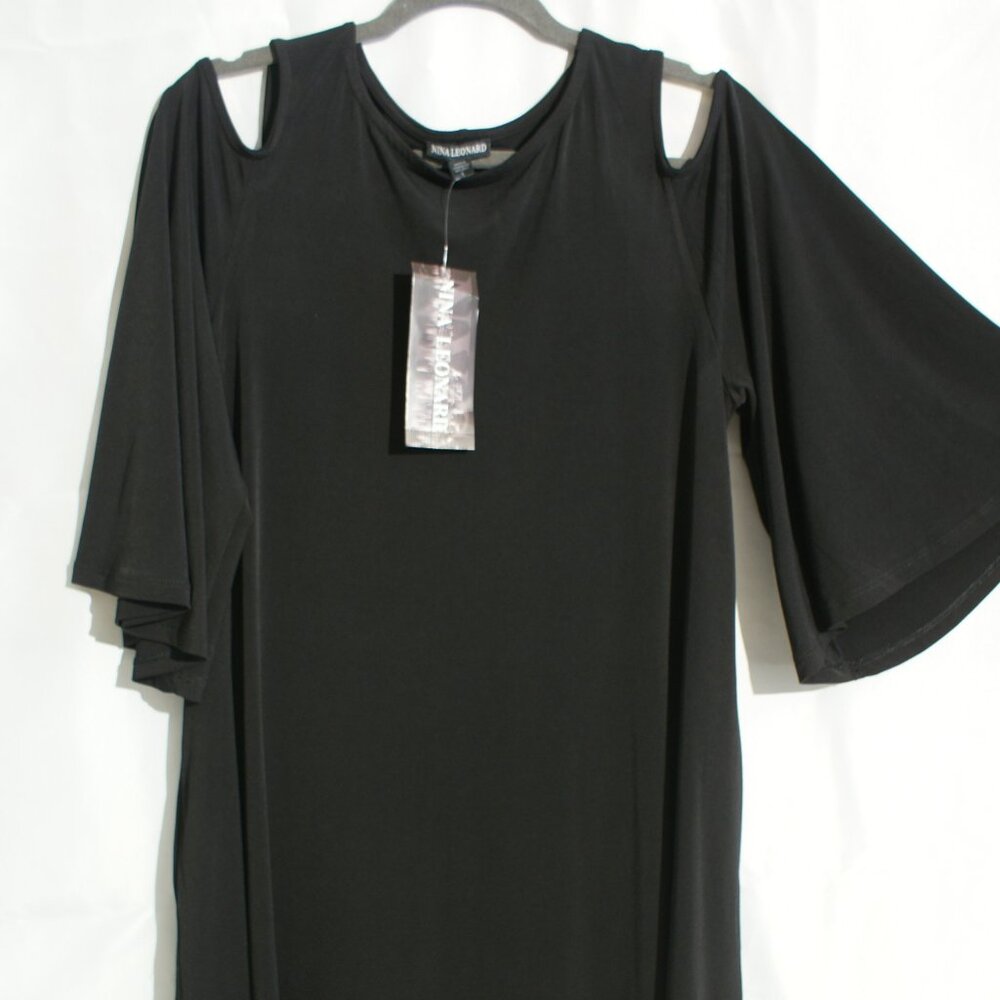 Nina Leonard Black Dress